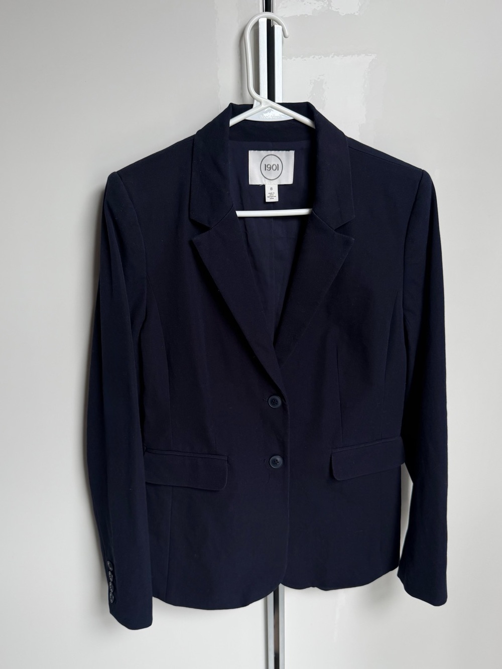 1901 Women's Dark Navy Two-Button Blazer